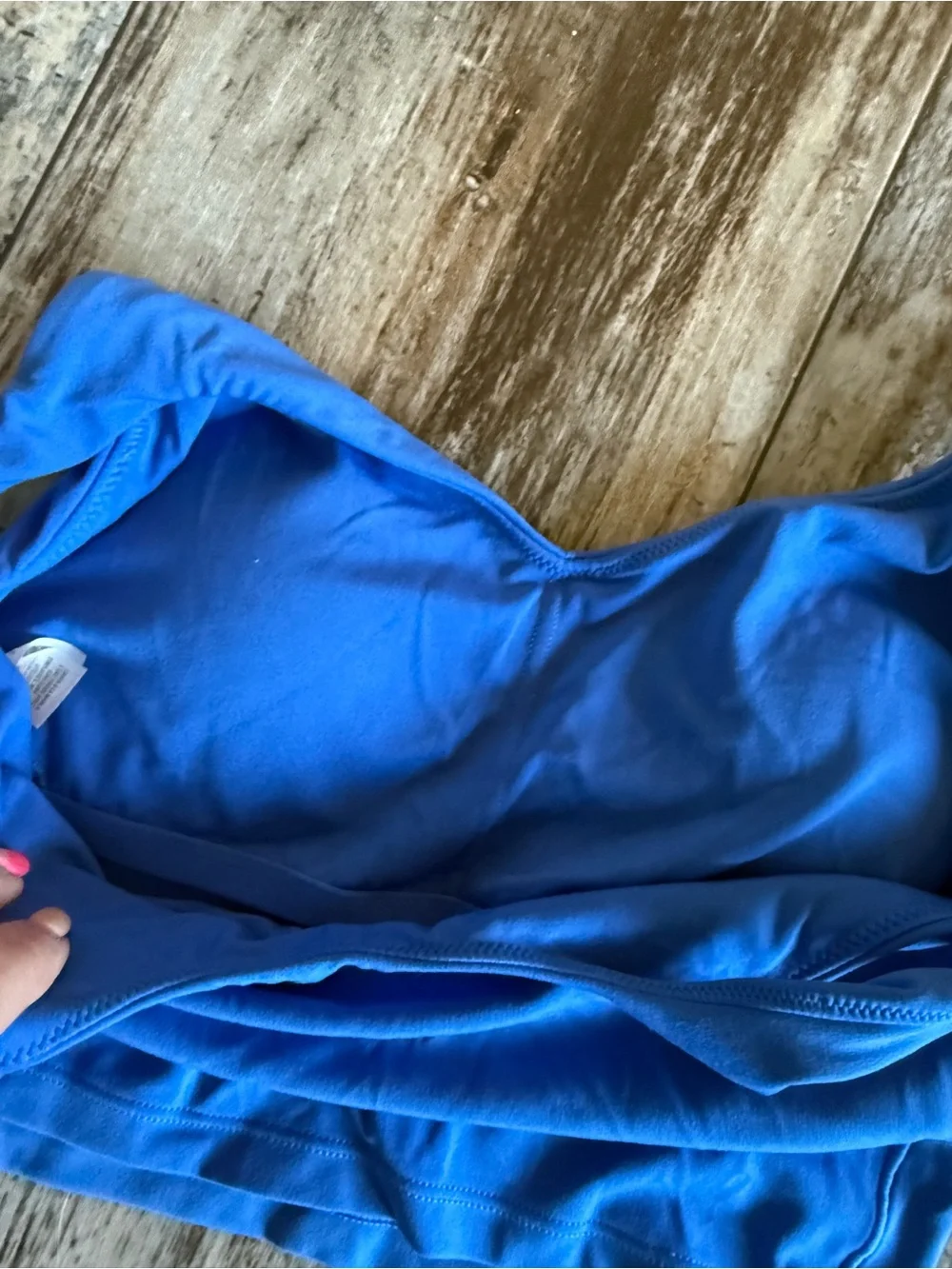 2 for $30 sale: Offline by aerie real me lowkey longline blue sports bra/ tank